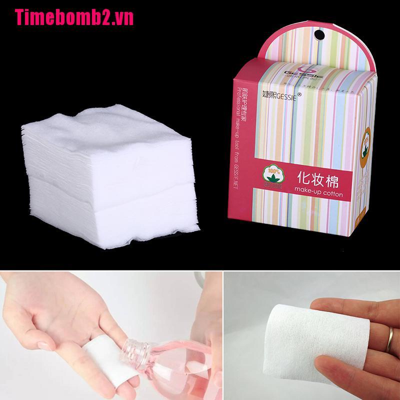 Bộ 100 Bông Tẩy Trang Làm Sạch Da Mặt