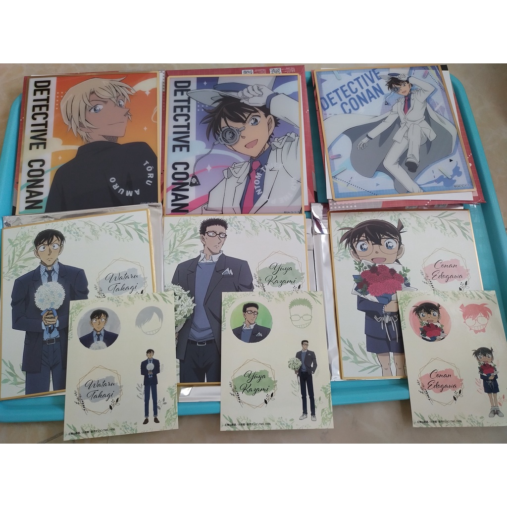 Tranh màu Conan Amuro Kaito Kid Takagi Kazami
