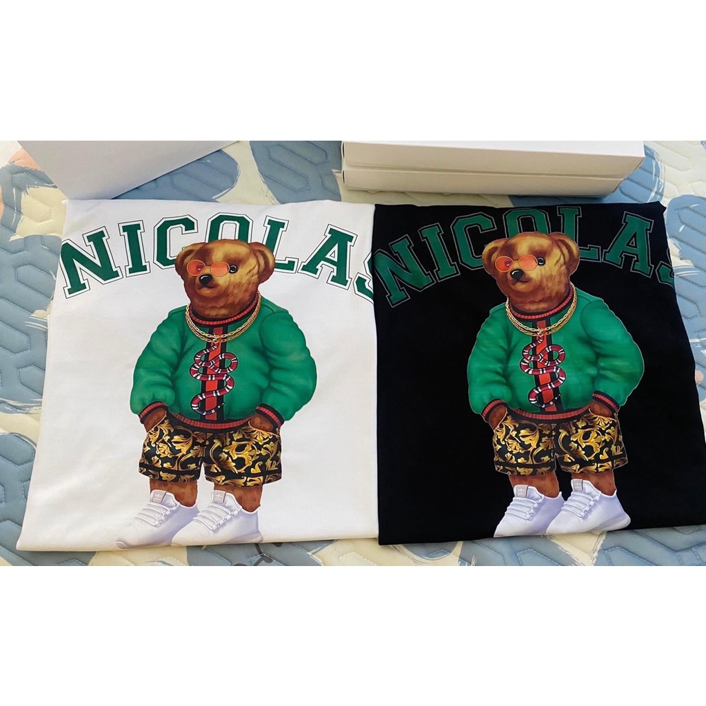 Áo thun trẻ em, áo phông gia đình SAMY KIDS áo cho bé trai, bé gái tay lỡ unisex Nikolas