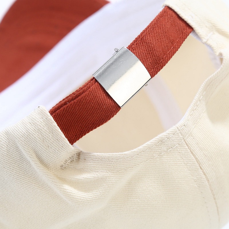 Nón lưỡi trai LINJW 2021 thời trang hàn quốc chất liệu cotton phối 2 màu