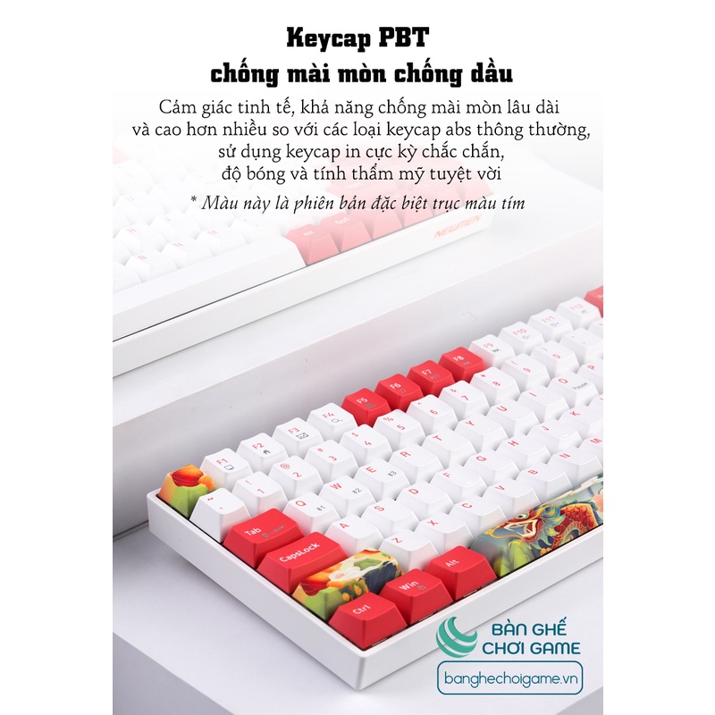 Bàn phím cơ không dây Newmen GM840 Hot Swap Outemu Switch