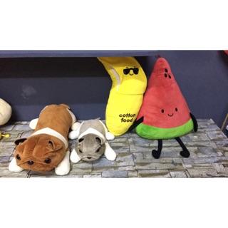 Set trái cây + chó pug