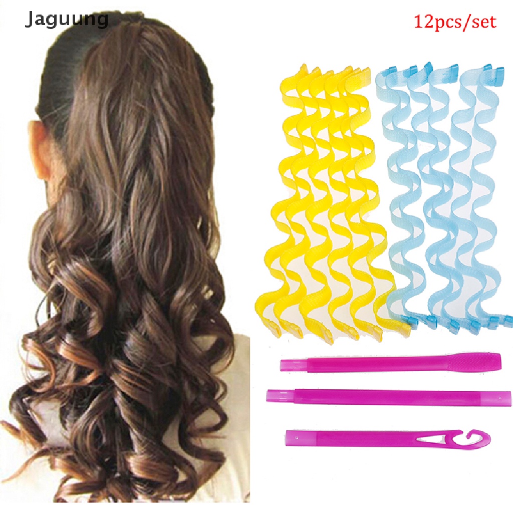 Set 12 dụng cụ uốn tóc xoăn dài nhỏ gọn tiện lợi