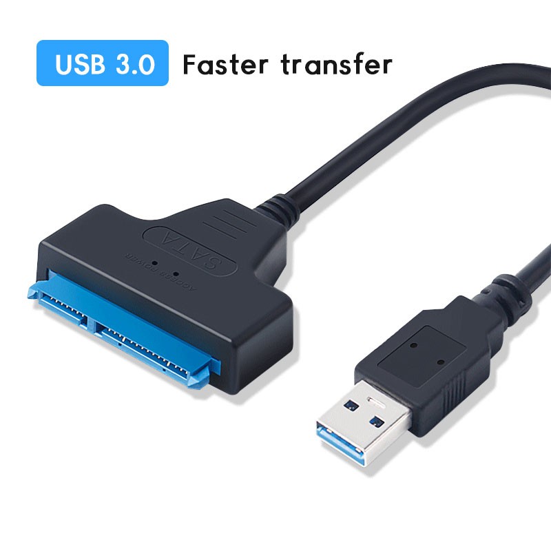 Dây cáp kết nối chuyển đổi đầu SATA 22Pin thành USB 3.0 dài 20cm bằng PVC