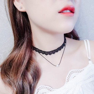 Vòng cổ choker 2 tầng