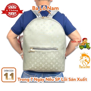 Balo nam LV280165có ngăn để laptop rộng chất Liệu Da titanium chống nước size 31cm