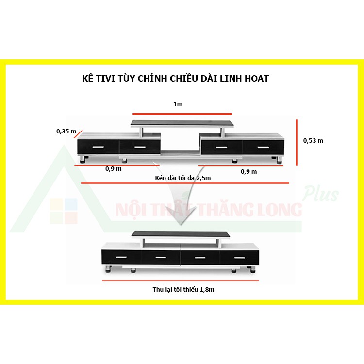 Kệ TiVi Gỗ Phòng Khách Đơn Giản Đẹp Hiện Đại.