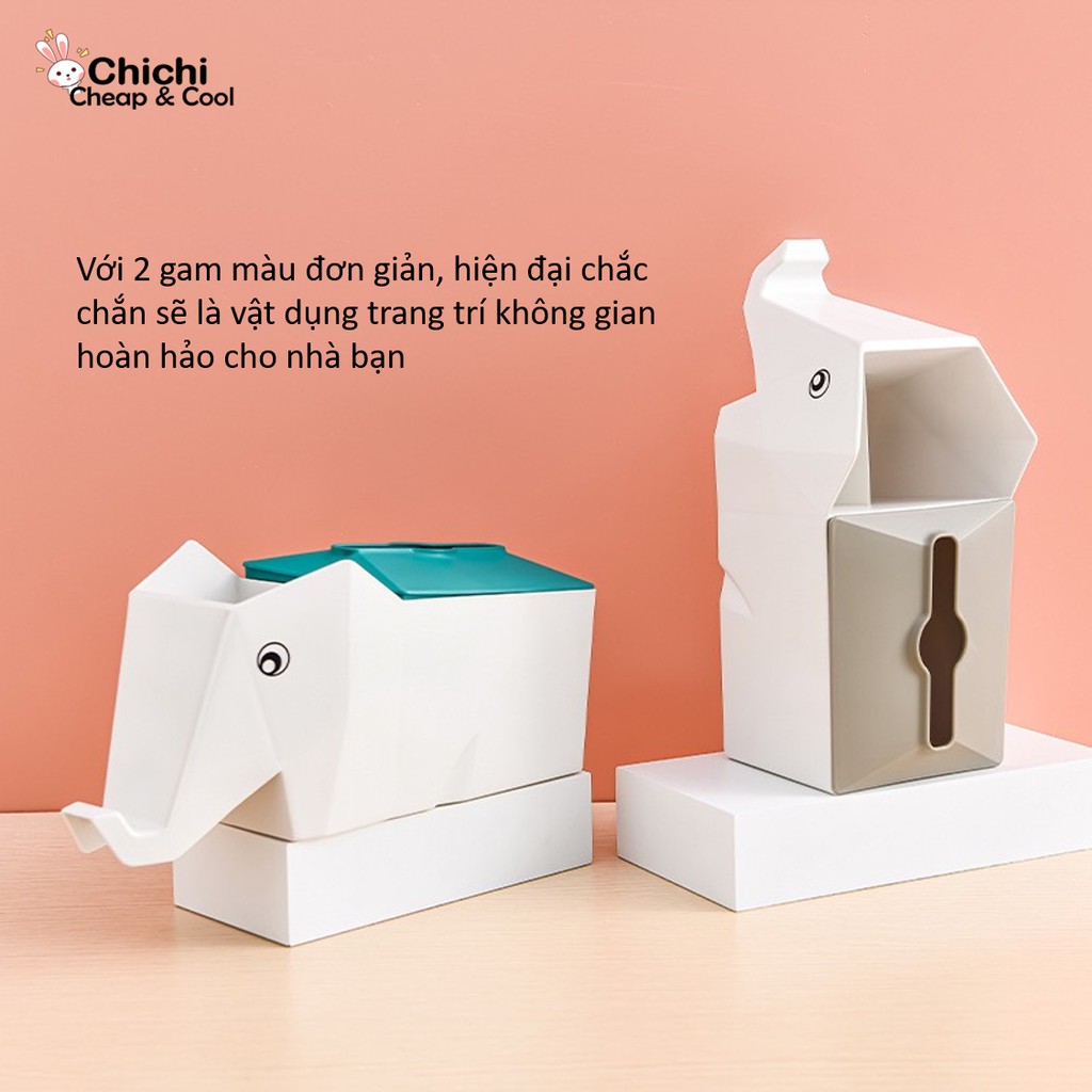 Hộp đựng giấy ăn hình dễ thương đa năng cao cấp sang trọng ChiChi HKG02