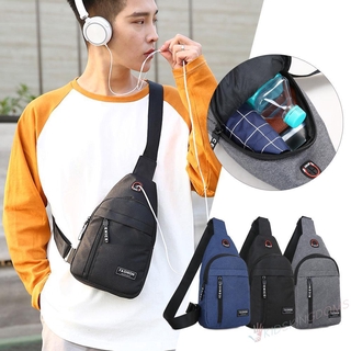 Túi Đeo Chéo Ngực Bằng Canvas Thời Trang Cho Nam