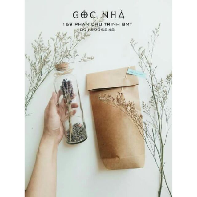 Lọ lavender + túi giấy gocnha