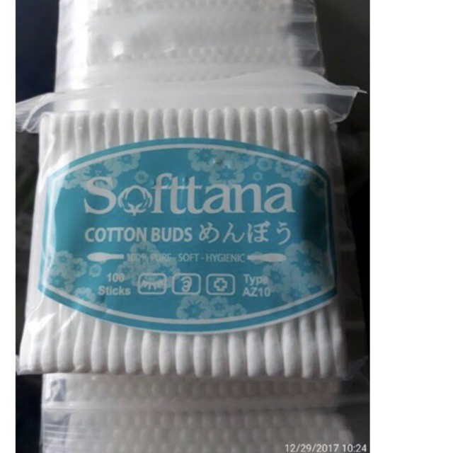 Gói 100 Que Tăm Bông Người Lớn Tân Á