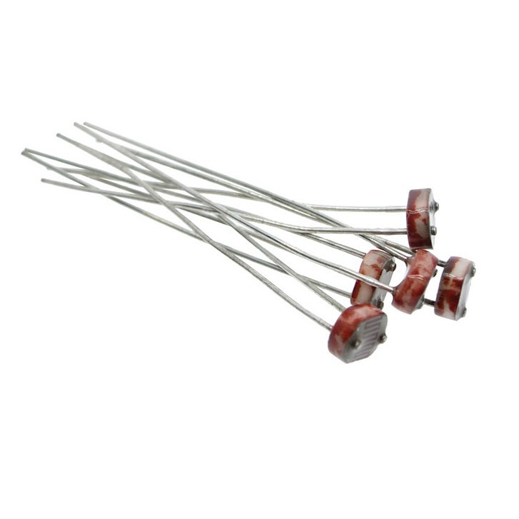 5 Quang Trở CDS 5mm 5537 ( cảm biến ánh sáng 5mm) 5528