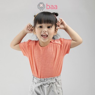 [Mã FABRR5501 giảm 100% đơn 0Đ] Áo thun BAA BABY cộc tay trơn cho bé gái - GT-AT13N
