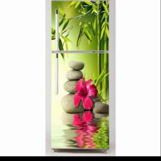 Tranh 3D dán tủ lạnh có keo sẵn