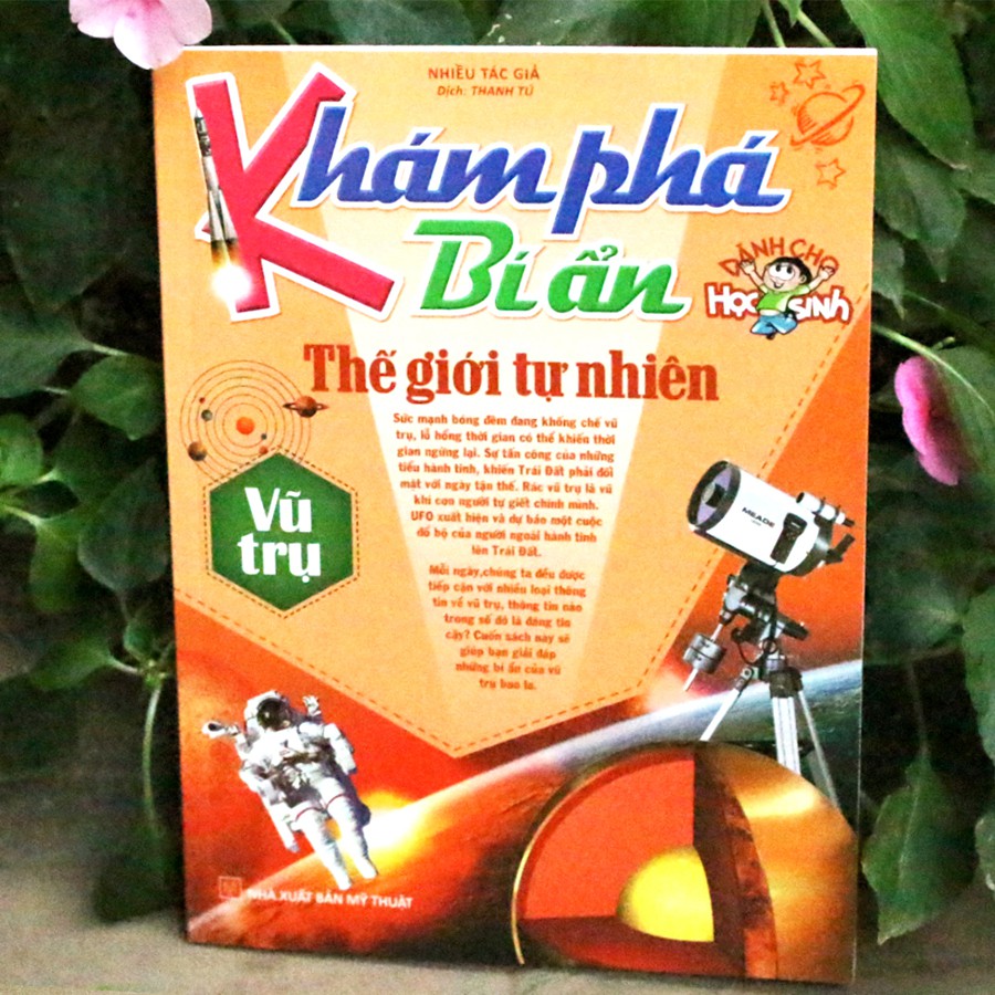 Sách: Combo 5 Cuốn Khám Phá Bí ẩn Thế Giới Tự Nhiên: Khủng Long + Sinh Vật + Côn Trùng (TB) + Động Vật + Vũ Trụ (TB)