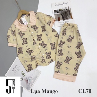 [Hàng Loại 1] Đồ Bộ LỤA SATIN - Bộ Tay Cộc, Quần Lửng