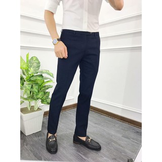 Quần Âu Nam Đen loại đẹp Quần Tây nam màu Đen co dãn không nhăn không xù dáng hàn quốc, Quần Tây Âu Nam giá rẻ