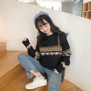 ÁO LEN HỌA TIẾT THỔ CẨM