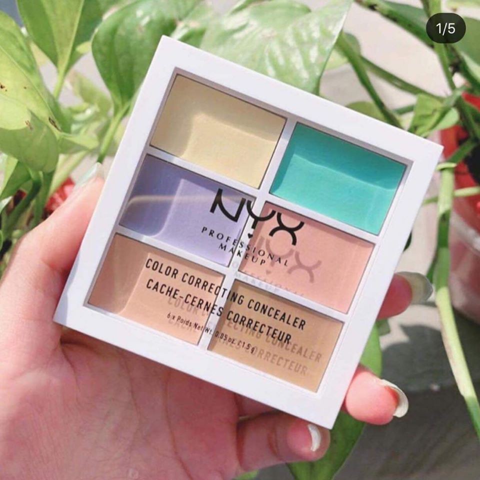 [Ảnh Thật] Bảng Che Khuyết Điểm NYX Color Correcting Concealer (1.5g x 6) | BigBuy360 - bigbuy360.vn