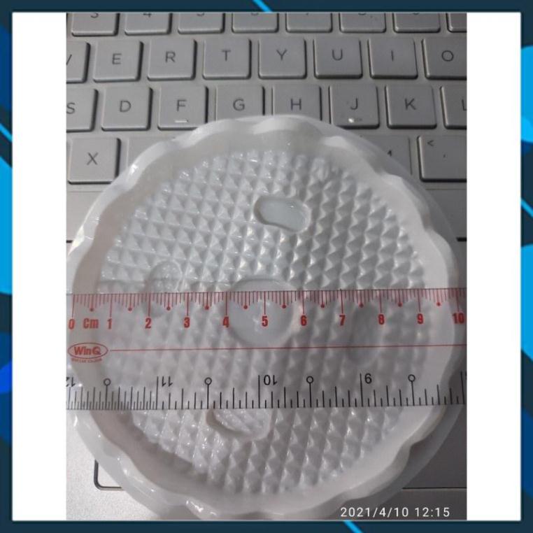 Bộ 50 hôp nhựa trong đựng bánh hình tròn kích thước 10x4cm