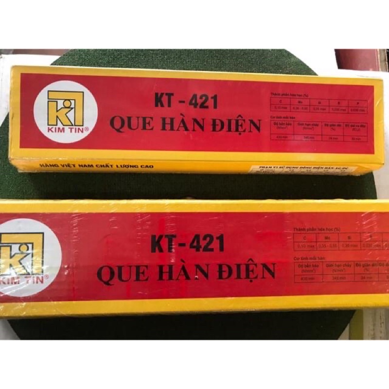 Que hàn kim tín 2.5- 3.2mm que hàn sắt ( loại tốt)