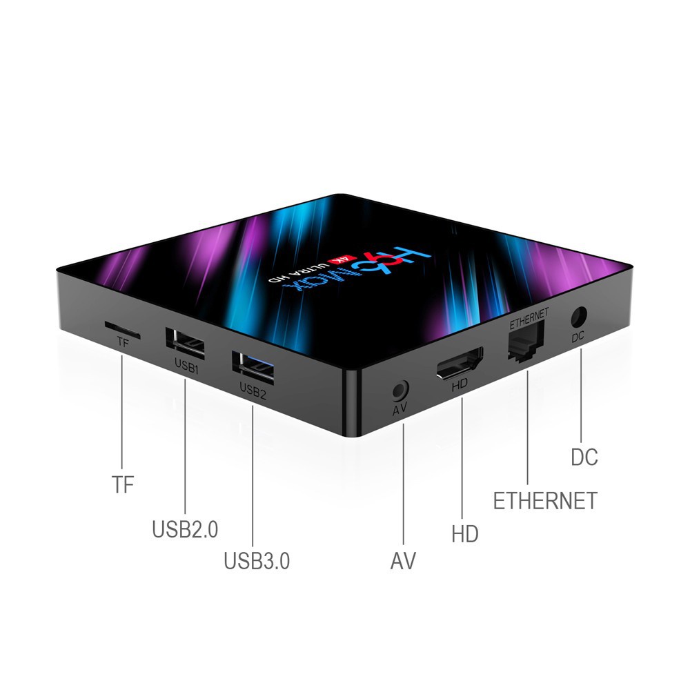 Tv Box H96 Max Android 10 2gb Ram 16gb Lõi Kép Wifi Và Phụ Kiện