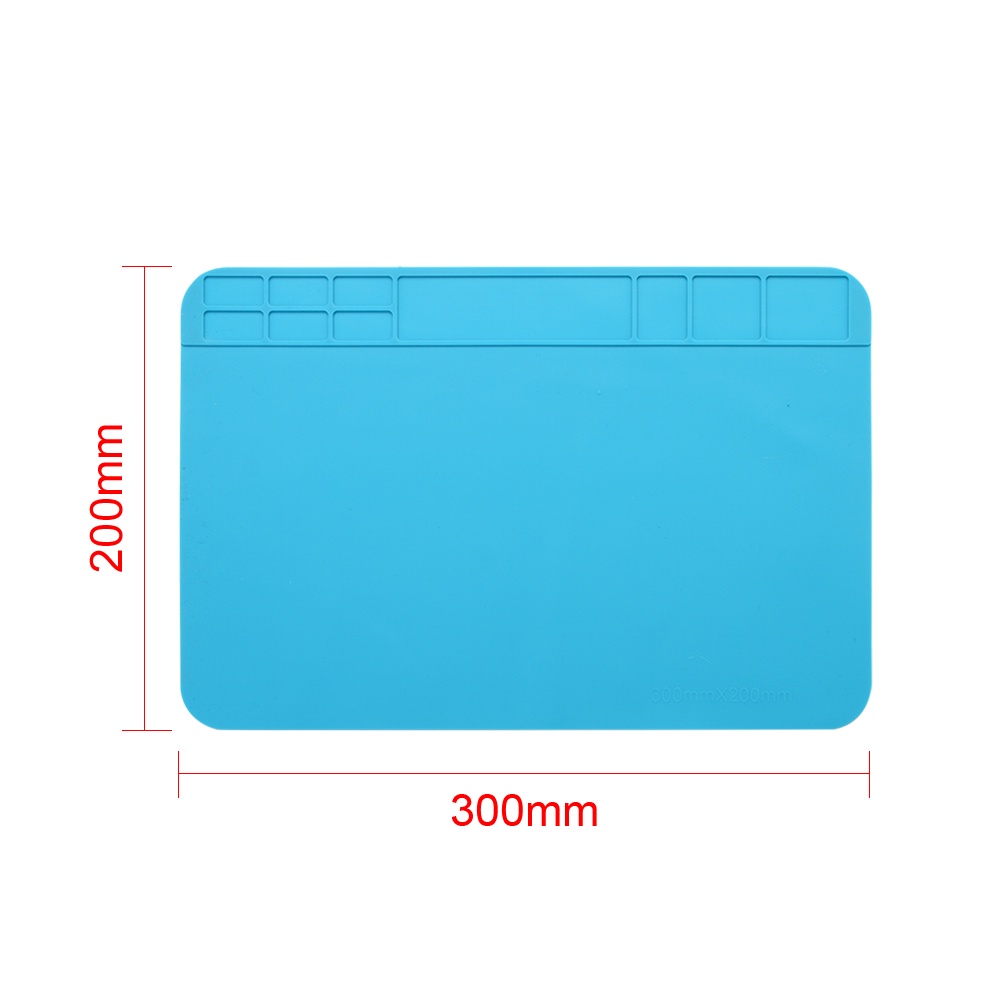 Thảm Silicon Cách Nhiệt Chống Tĩnh Điện E-KINLIN 30*20cm Tương Thích Bàn Làm Việc Cho Điện Thoại iPhone