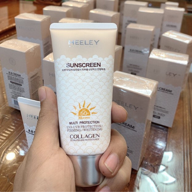 Kem Chống Nắng Heeley Collagen Sunscreen 88ml Chống Nắng Mạnh Mẽ Làm Dịu Da Nhạy Cảm | BigBuy360 - bigbuy360.vn