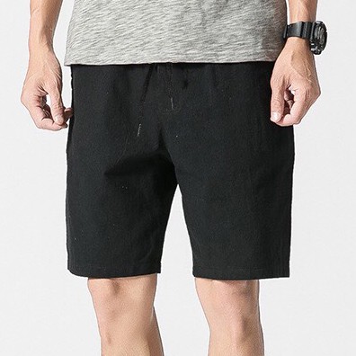 Quần short nam đũi, quần cộc nam đũi màu trắng cao cấp lưng chun giá rẻ  mát mẻ lưng thun dáng thể thao hàn quốc H2 | BigBuy360 - bigbuy360.vn