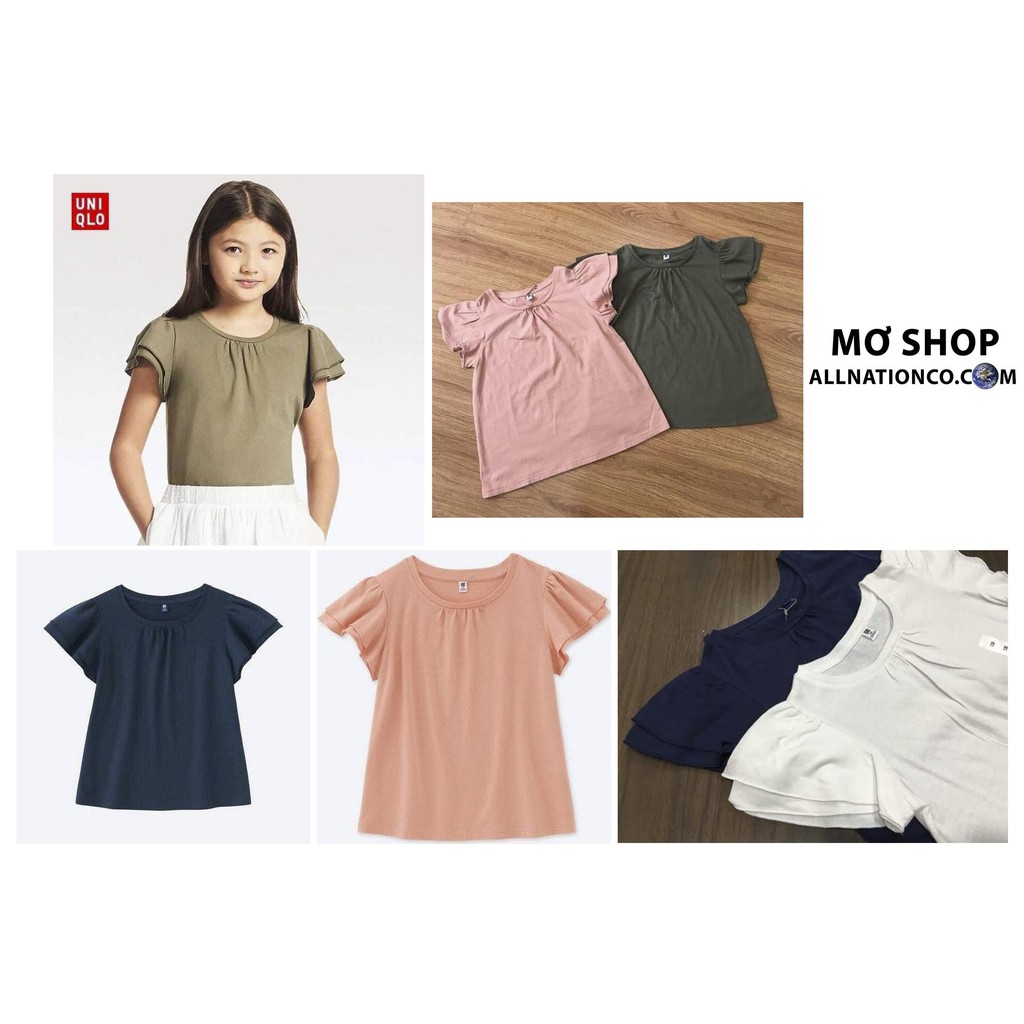 (Uniqlo)Áo Bé Gái_Hàng Chính Hãng