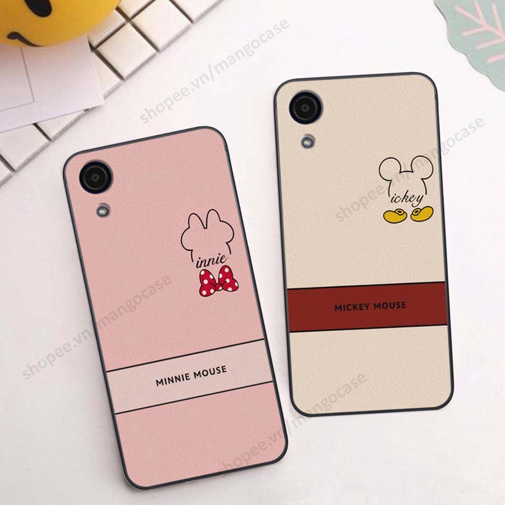 Ốp lưng Samsung A03 Core in hình happy nice, bé gấu đáng yêu