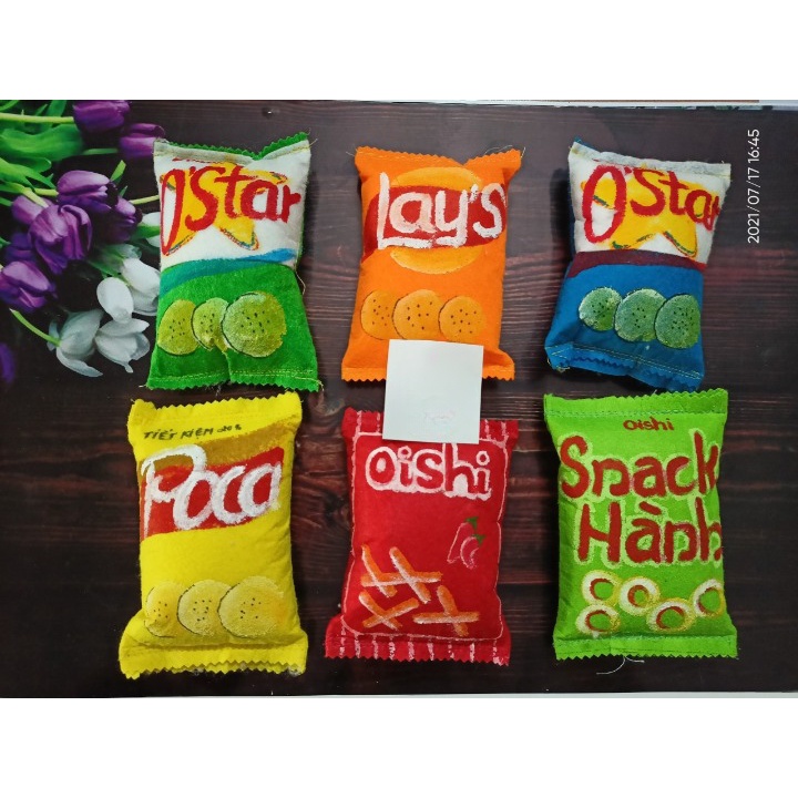 Bim bim  vải nỉ vẽ tay