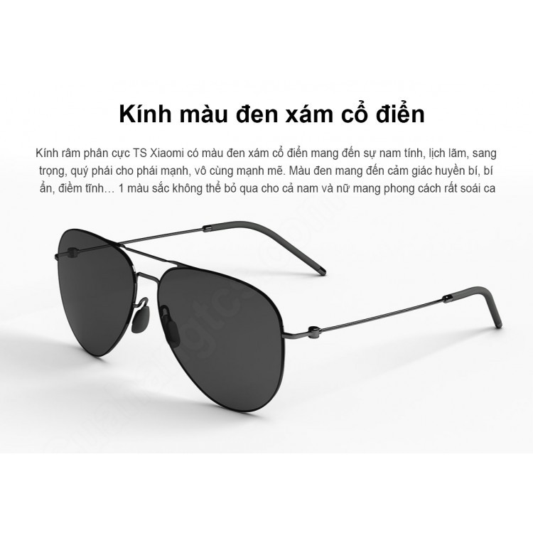 Kính mát Xiaomi Turok Steinhardt TSS101-2 chống tia UV tặng kèm hộp đựng