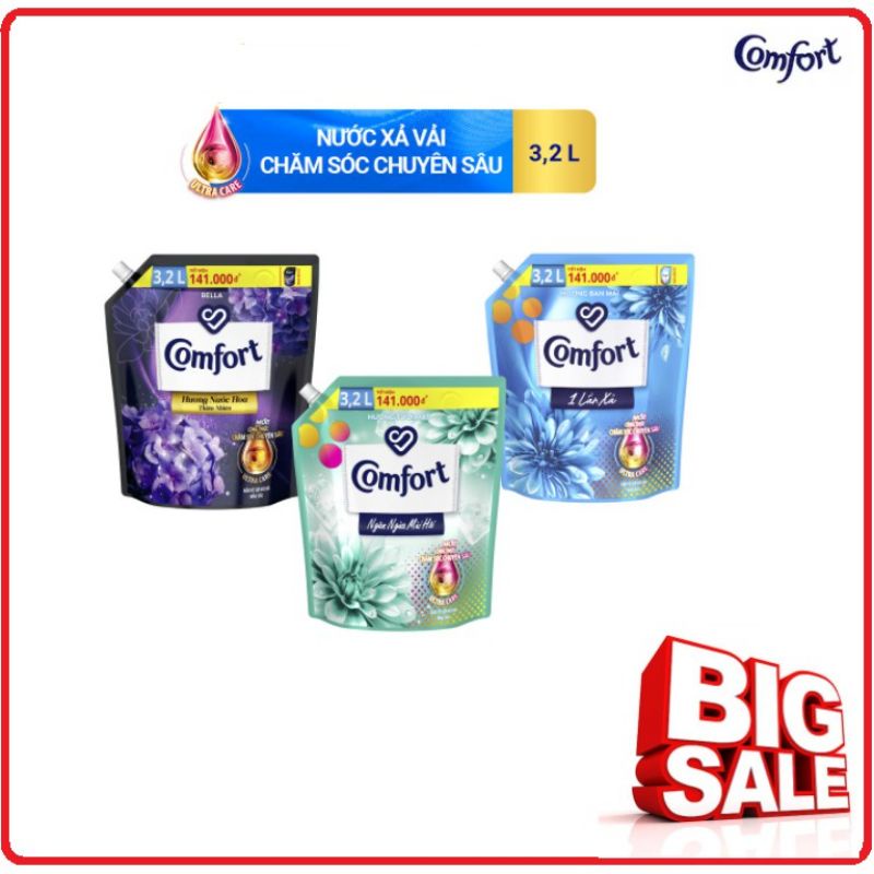 Nước xả vải Comfort 3.2L