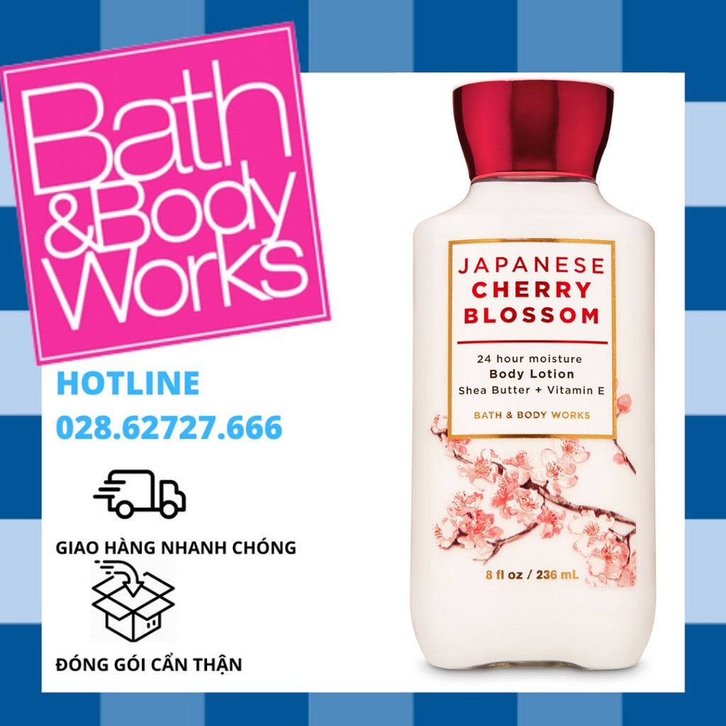 Sữa dưỡng thể Bath and Body Works Japanese Cherry Blossom Body Lotion 236ml