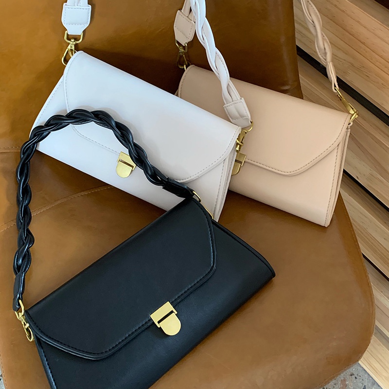 Ielgy Túi Đeo Vai Bện Dây Phong Cách Phương Tây niche Hợp Thời Trang Cho Nữ