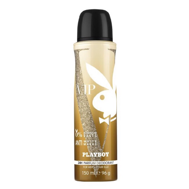 Xịt khử mùi PlayBoy VIP dành cho Nữ - Tây Ban Nha - 150ml