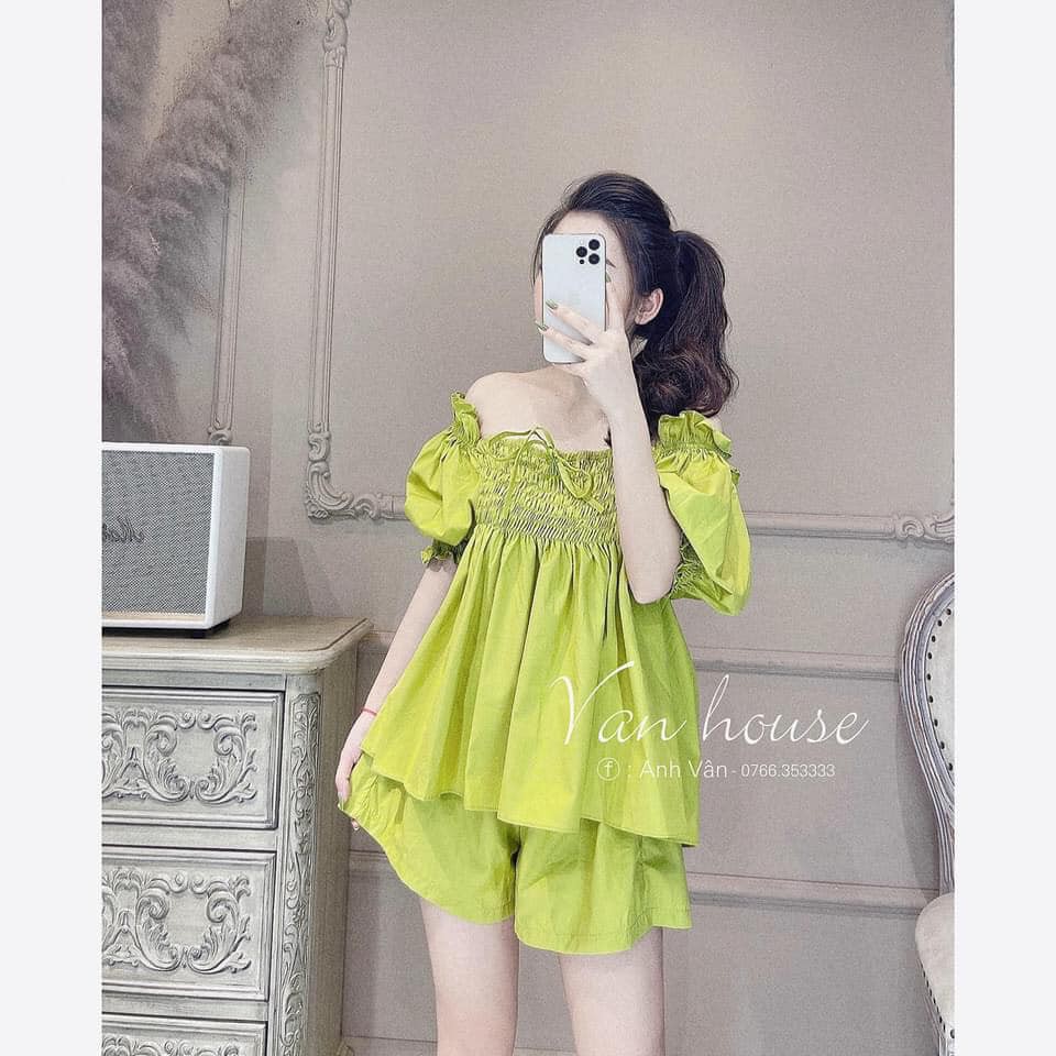 BỘ XANH ĐŨI TAY BỒNG CHUN NGỰC | BigBuy360 - bigbuy360.vn