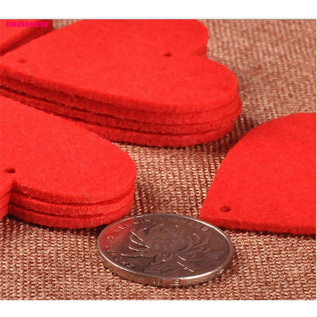 Rèm Cửa Trang Trí Hình Trái Tim Bằng Vải Không Dệt