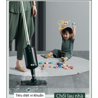 Cây lau nhà hơi nước cây đứng DEAWOO -  chơi lau nhà hơi nước nóng diệt khuẩn
