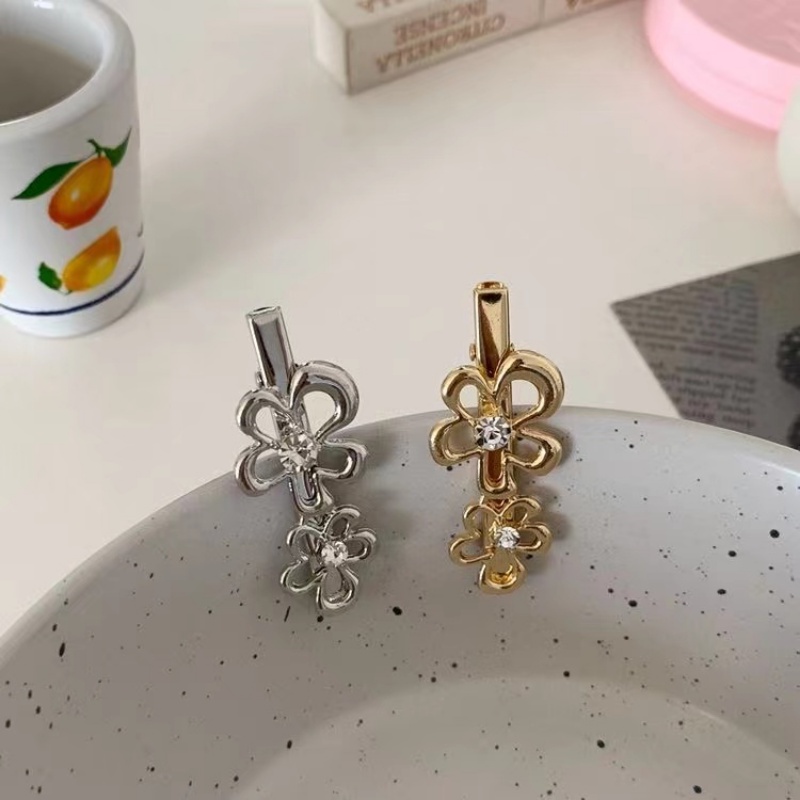 Kẹp Tóc Hình Hoa Đính Đá Thời Trang Cho Nữ