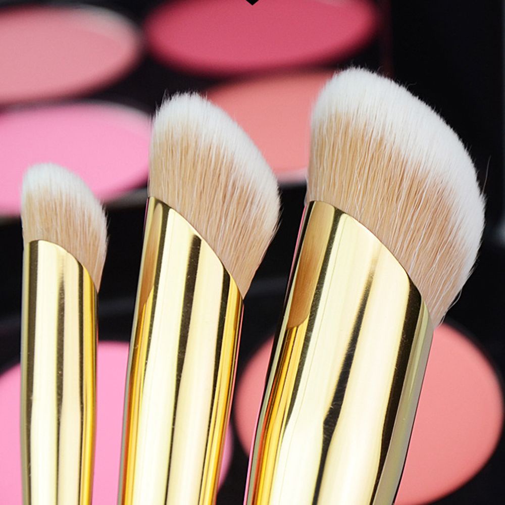 [Hàng mới về] Cọ đầu xiên trang điểm kem nền BB/che khuyết điểm quầng thâm tiện lợi cho nữ