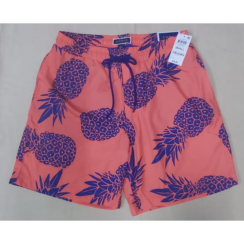 Quần bơi nam swim trunks lưng thun inseam 7’’ hiệu Club Room size S