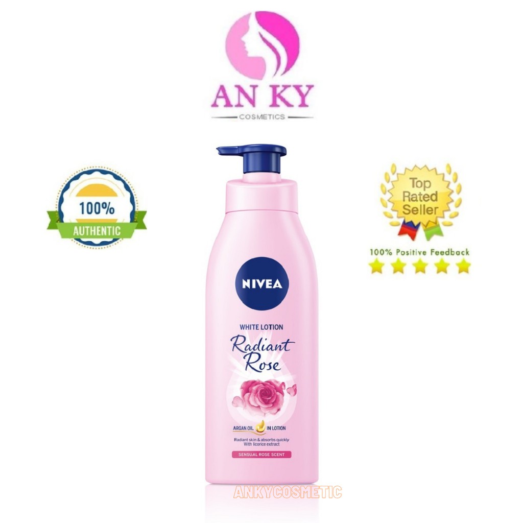 Sữa Dưỡng Thể Giúp Dưỡng Trắng Da Nivea Radiant Rose 350ml - 85707