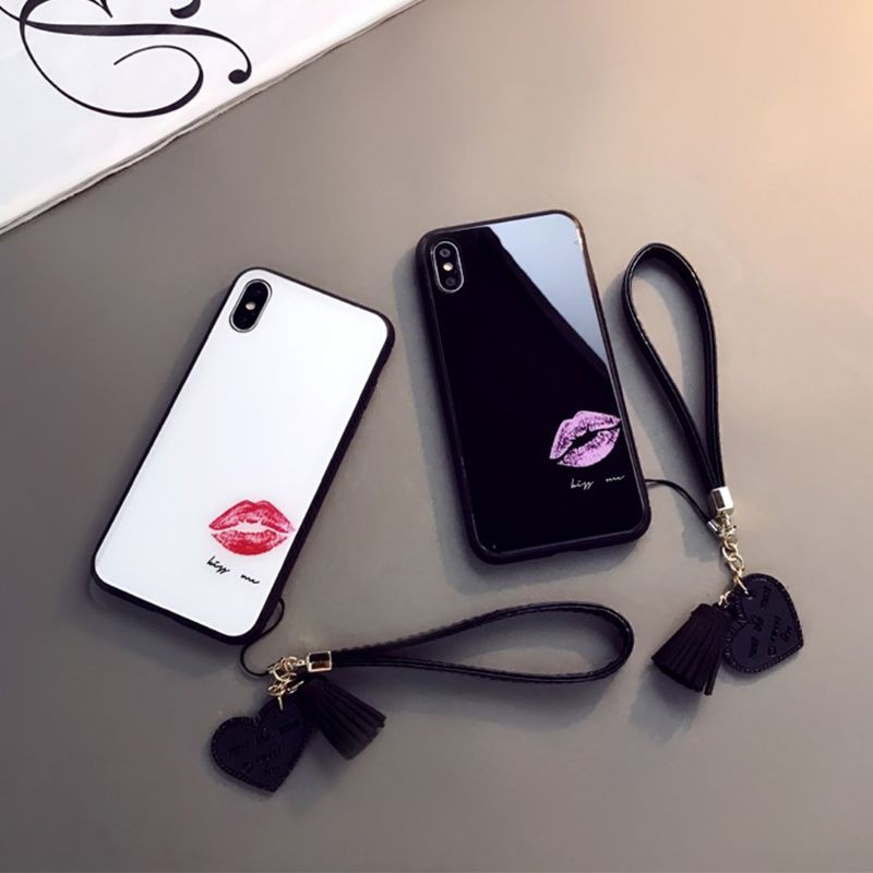 Dây Đeo Hình Trái Tim Cho Điện Thoại Iphone 7 8x6 Samsung Xiaomi