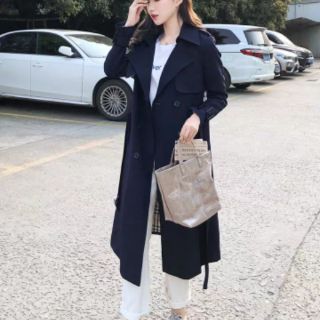 Áo măng tô nữ dài QC