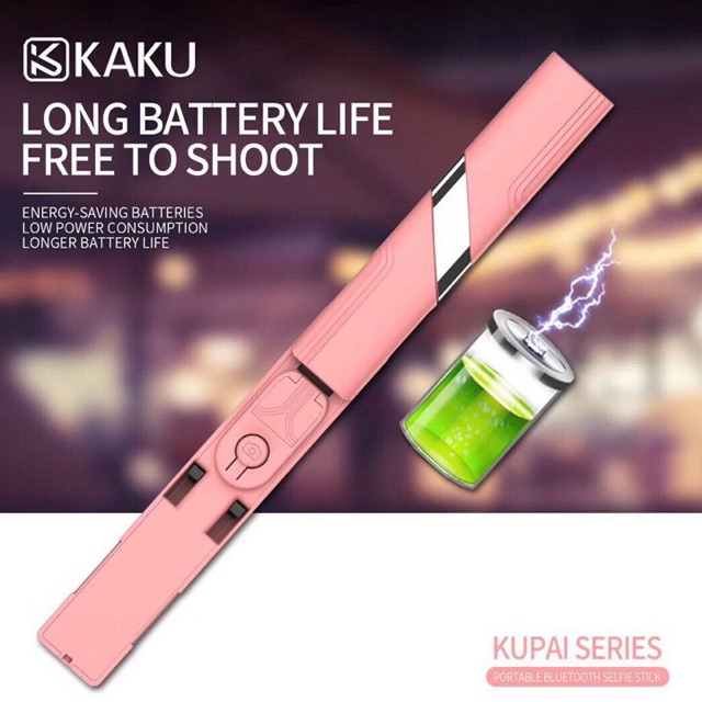 Gậy Selfie Bluetooth Selfie KAKU kèm chân Tripod siêu nhỏ gọn bỏ túi