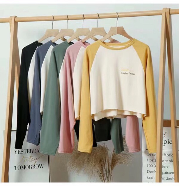 Áo crop top len final druf