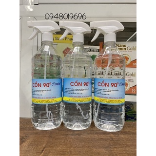 Cồn xịt sát khuẩn 90 độ comiho 1000ml