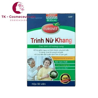 Trinh Nữ Hoàng Cung Trinh Nữ Khang Hỗ Trợ Giảm Nguy Cơ Hình Thành U Nang, U Xơ - Hộp 50 viên